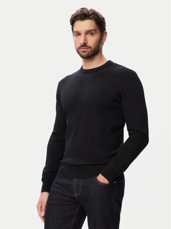 Guess Sweter M6YR12 Z0917 Czarny Regular Fit