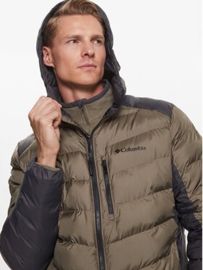 Columbia Kurtka przejściowa Labyrinth Loop™ Hooded Jacket Zielony Regular Fit