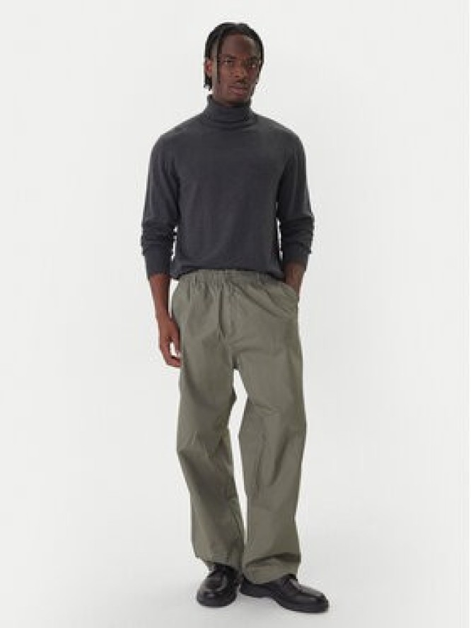 Jack & Jones Spodnie materiałowe Owen Cade 12282385 Zielony Baggy Fit