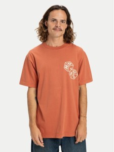 DC Shoes T-Shirt High Rollin EDYZT04367 Pomarańczowy Regular Fit