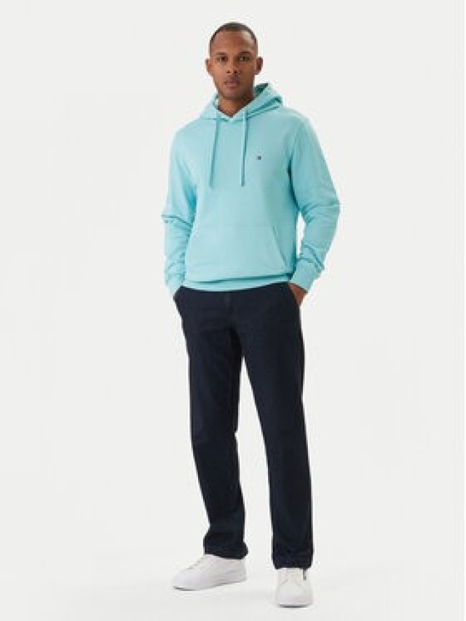 Tommy Hilfiger Bluza Essential MW0MW37235 Turkusowy Regular Fit