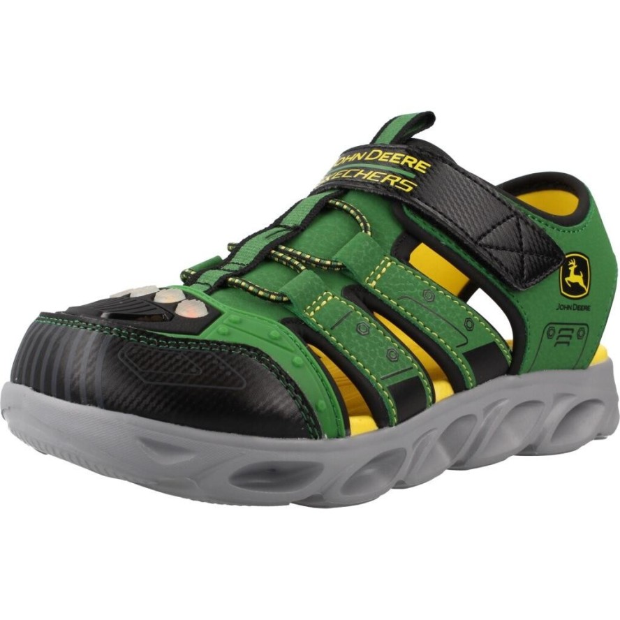Sandały SKECHERS HYPNO-SPLASH -TRACTOR-BRIGHTS Zielony