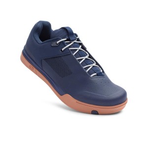 Buty MALLET LACE - granatowe/srebrne/brązowa podeszwa