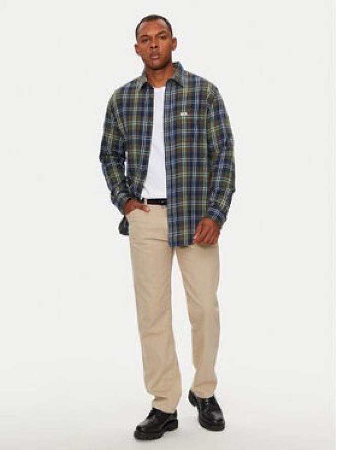Wrangler Koszula 112357239 Zielony Regular Fit