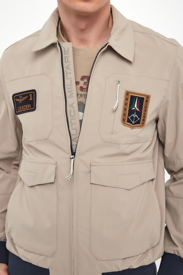 Kurtka męska z kołnierzem AERONAUTICA MILITARE