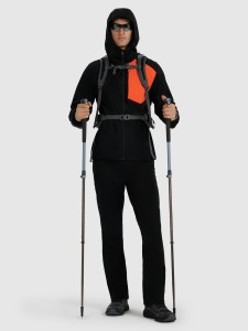 4F Spodnie trekkingowe membrana 8000 męskie - czarne S