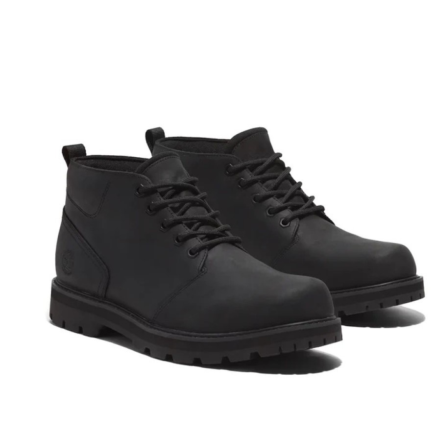 Timberland Britton Road Mid Chukka WP Nero Trzewiki męskie