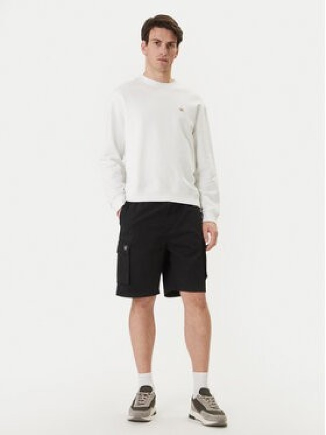 Calvin Klein Jeans Szorty materiałowe LV04RB618G Czarny Regular Fit