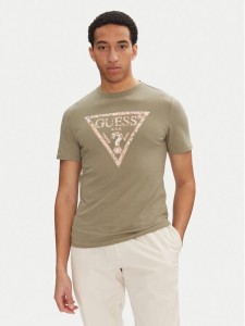 Guess T-Shirt M5GI06 I3Z14 Zielony Regular Fit
