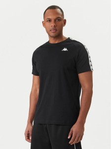 Kappa T-Shirt 303UV10 Czarny Slim Fit