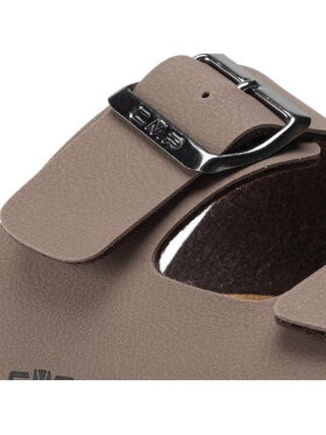 CMP Klapki Eco Thalita Slipper 3Q91017 Brązowy