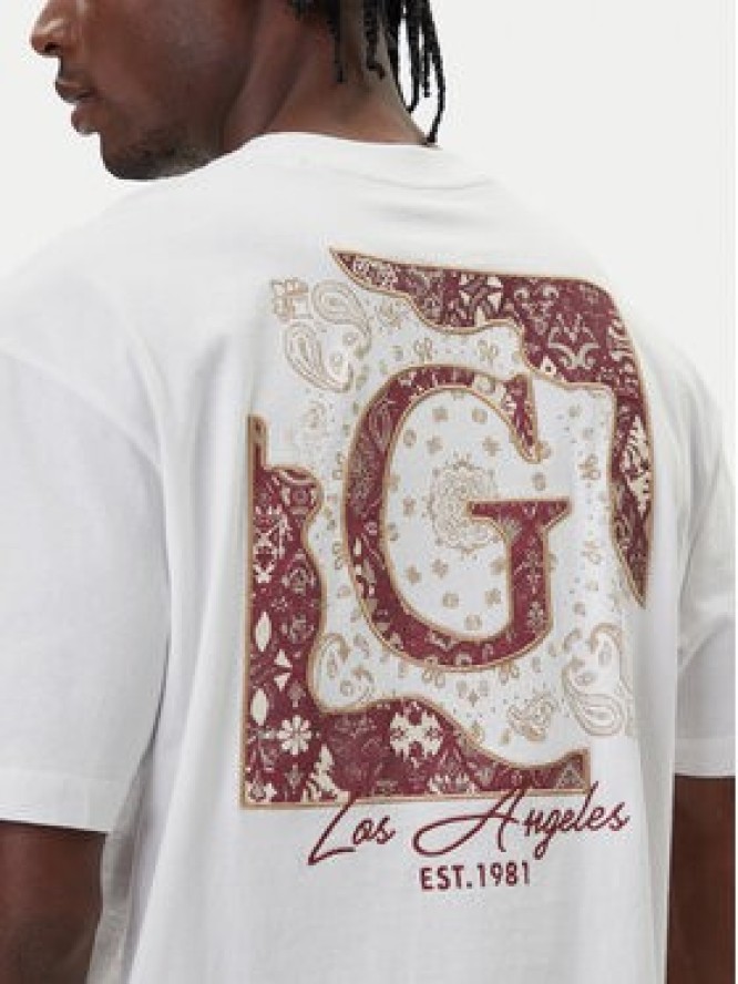 Guess T-Shirt M5BI16 I3Z14 Biały Relaxed Fit