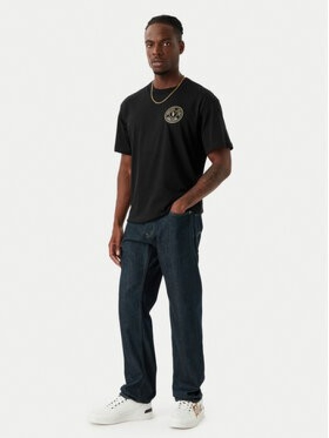 Versace Jeans Couture T-Shirt 80GAHT04 CJ00T Czarny Regular Fit
