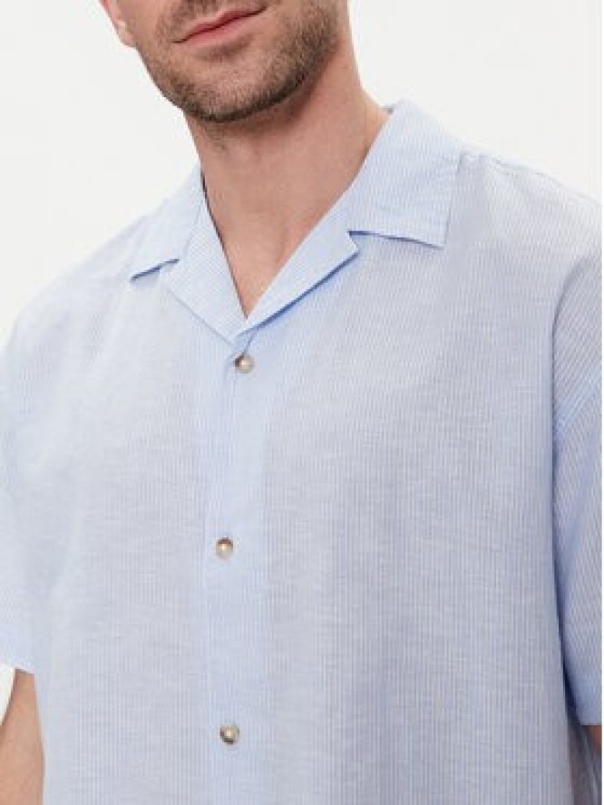 Jack & Jones Koszula Summer 12248382 Niebieski Relaxed Fit