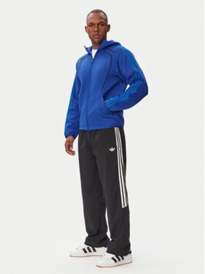 adidas Polar Spacer Teamgeist 26 Cutline Fullzip Hoodie KW0887 Niebieski Regular Fit