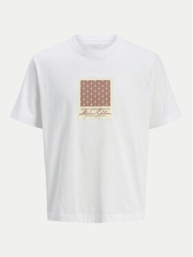 Jack & Jones T-Shirt Islington 12273019 Biały Loose Fit