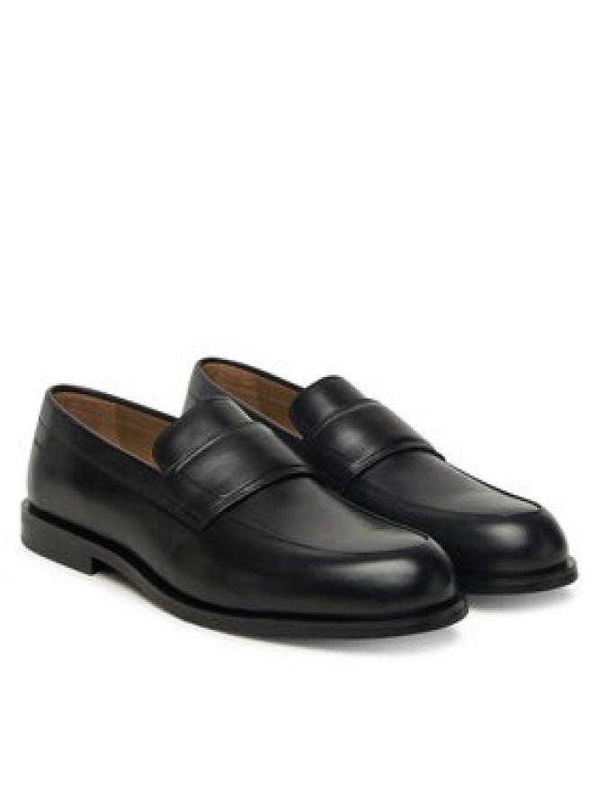 Calvin Klein Półbuty Ess Rubber Band Loafer Lth HM0HM01923 Czarny