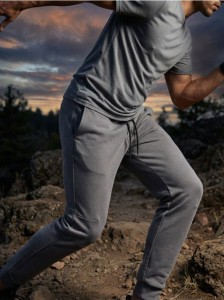 Koszulka regular fit SNSY PERFORMANCE - szary