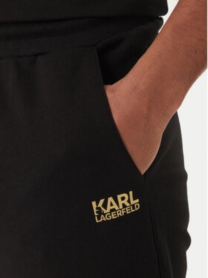 KARL LAGERFELD Spodnie dresowe 705782 562917 Czarny Regular Fit