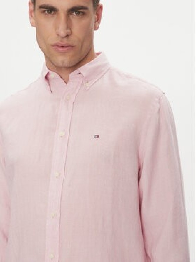 Tommy Hilfiger Koszula MW0MW34602 Różowy Regular Fit