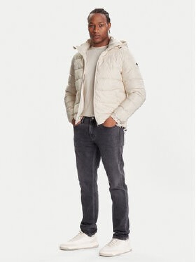 Guess Kurtka zimowa M5BL0B W2322 Écru Relaxed Fit