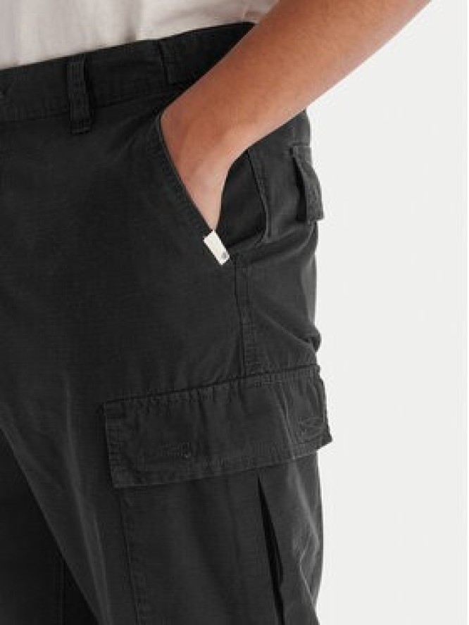 Element Spodnie cargo Relax Cargo ELYNP00203 Czarny Relaxed Fit