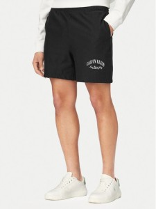 Calvin Klein Jeans Szorty sportowe Terry LV04RF275G Czarny Regular Fit