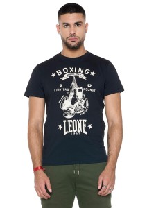 Koszulka męska Leone 1947 Apparel Metropolitan z krótkim rękawem styl bokserski