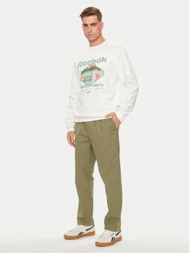 Reebok Bluza Classic Court Sport 100075742 Biały Regular Fit