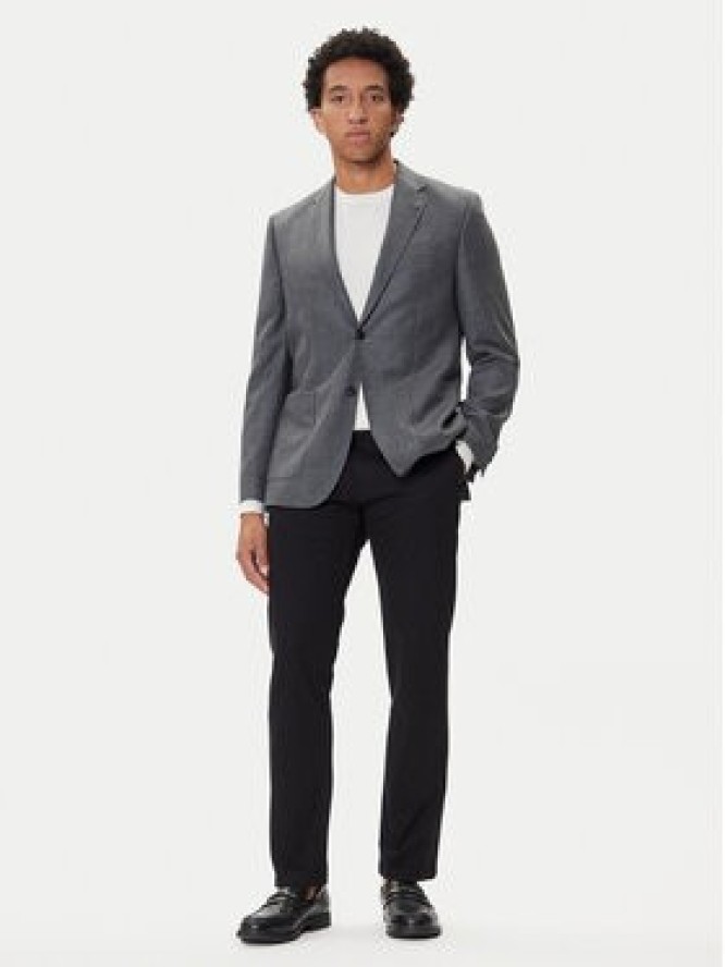 BOSS Marynarka BOSS-50551560 Szary Regular Fit