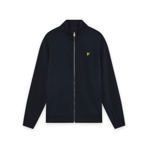 Bluza z kapturem z zamkiem z pikowanej tkaniny Lyle & Scott