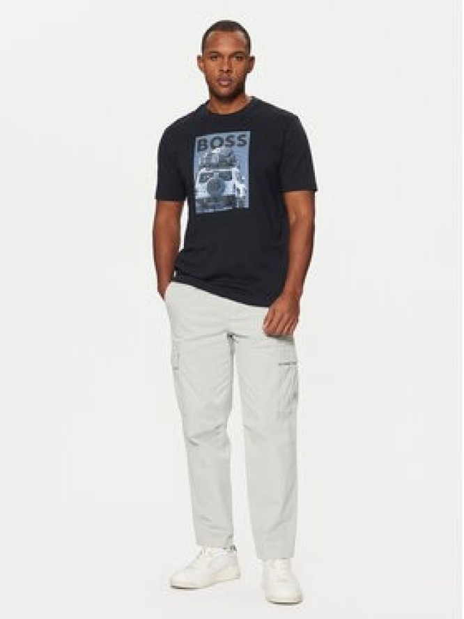 BOSS T-Shirt Te_Mextour 50535079 Granatowy Regular Fit