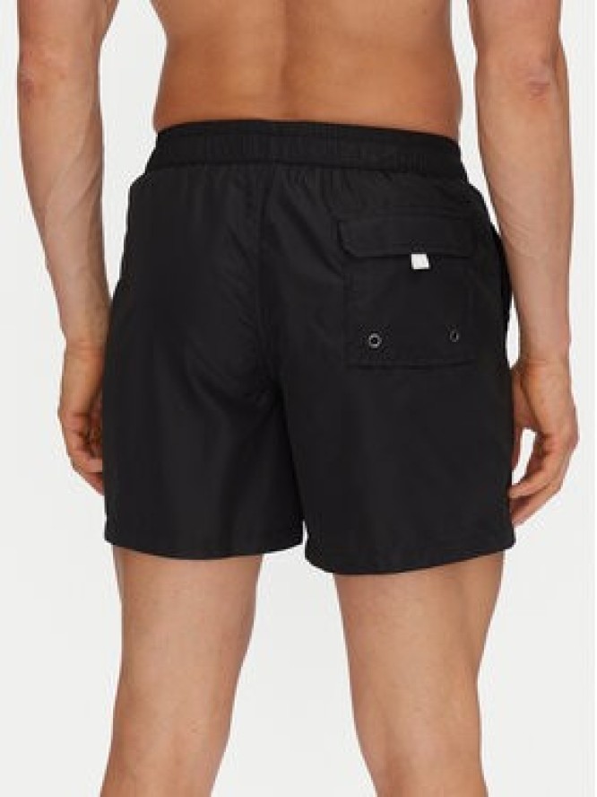 La Martina Szorty kąpielowe Clint MAM001 PL115 Czarny Regular Fit