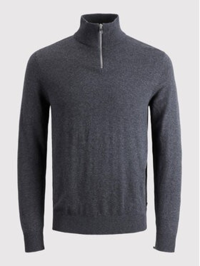 Jack & Jones Sweter Emil 12189339 Szary Regular Fit
