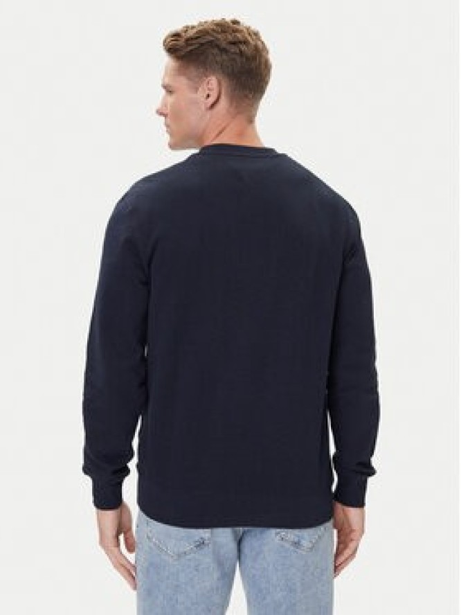 Tommy Hilfiger Bluza Stacked MW0MW39376 Granatowy Regular Fit