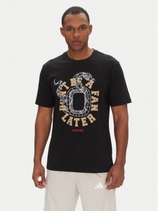 adidas T-Shirt Overtime Spring Graphic JM0291 Czarny Regular Fit