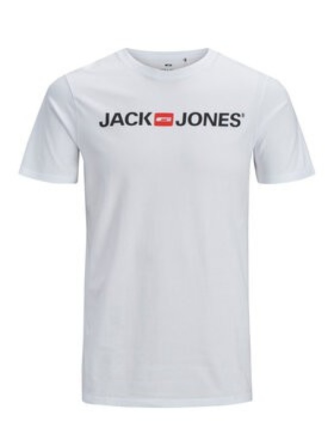 Jack & Jones T-Shirt Corp Logo 12137126 Biały Slim Fit