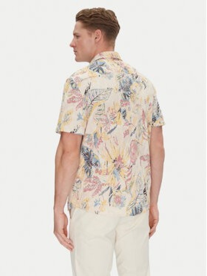 Guess Koszula M5GH42 WH800 Beżowy Regular Fit