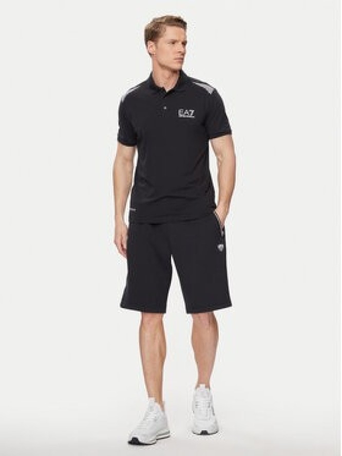 EA7 Emporio Armani Szorty sportowe 8NPS08 PJ4EZ 1578 Granatowy Regular Fit