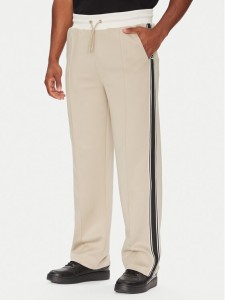 Guess Spodnie dresowe Z5YB14 KCRU2 Beżowy Regular Fit