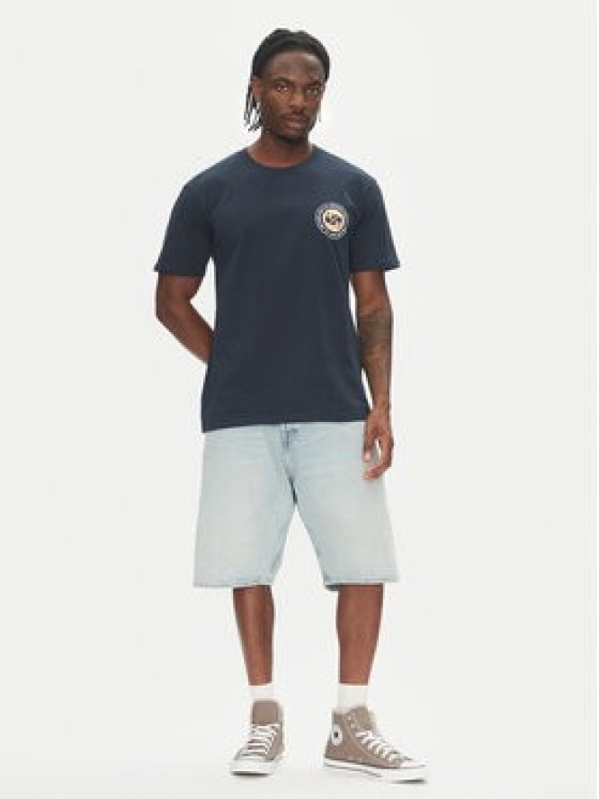 Quiksilver T-Shirt Circle Back Ss EQYZT08054 Granatowy Regular Fit