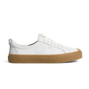 Buty męskie Cariuma OCA PEBBLED LEATHER GUM WHITE