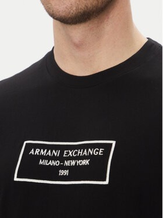 Armani Exchange T-Shirt XM000552 AF10356 UC001 Czarny Regular Fit