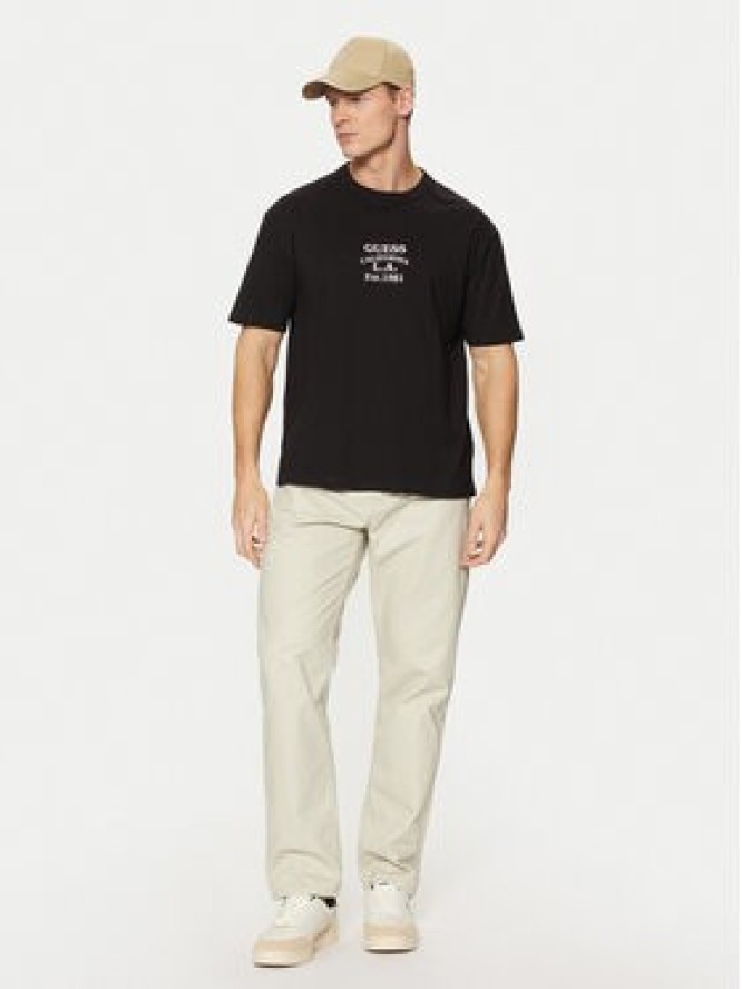 Guess T-Shirt M5RI35 K8FQ4 Czarny Oversize