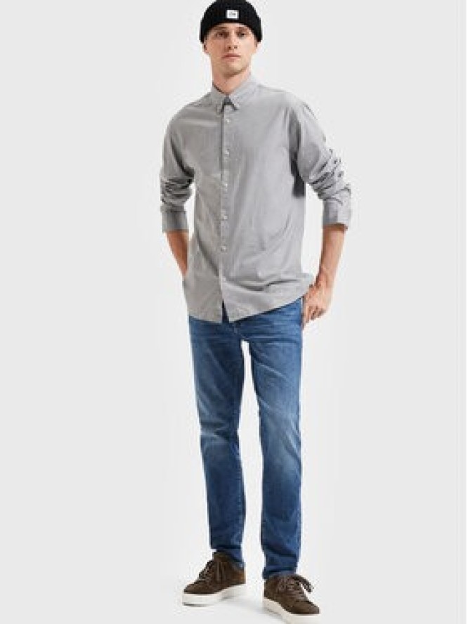 Selected Homme Jeansy Leon 16087777 Niebieski Slim Fit
