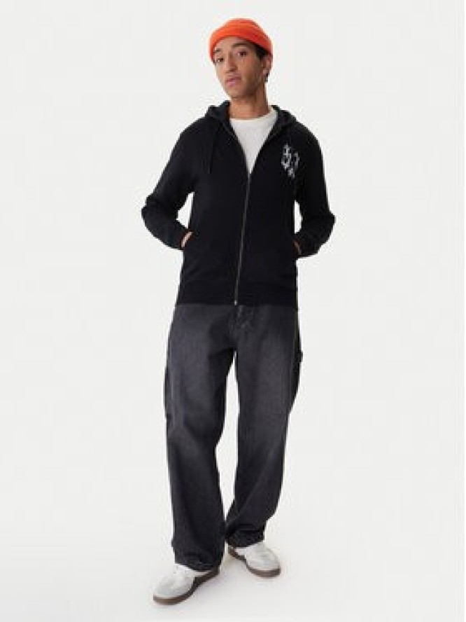 RVCA Bluza 23A483507 Czarny Regular Fit