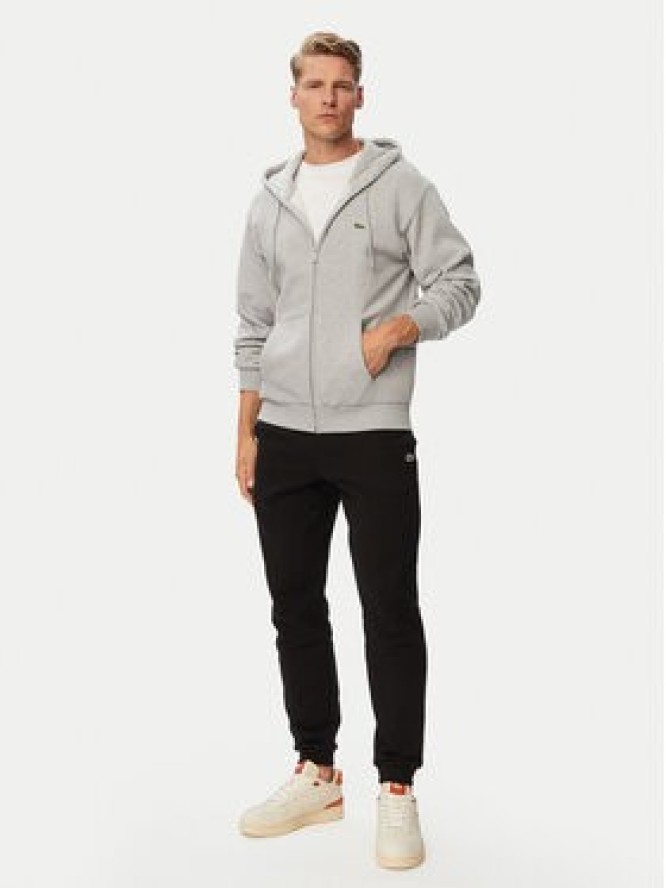 Lacoste Bluza SH8864 Szary Regular Fit