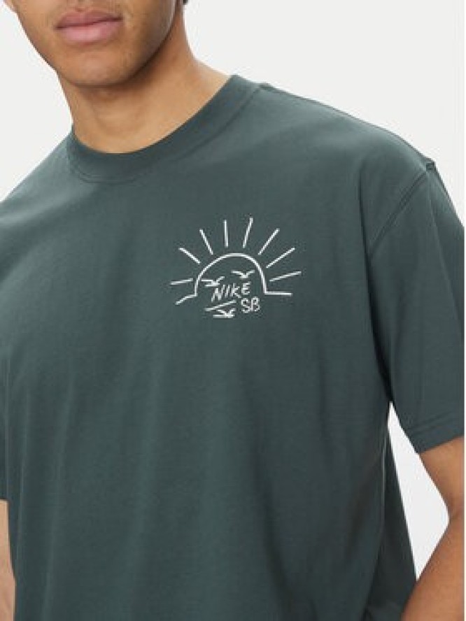 Nike T-Shirt FZ5281 Zielony Regular Fit