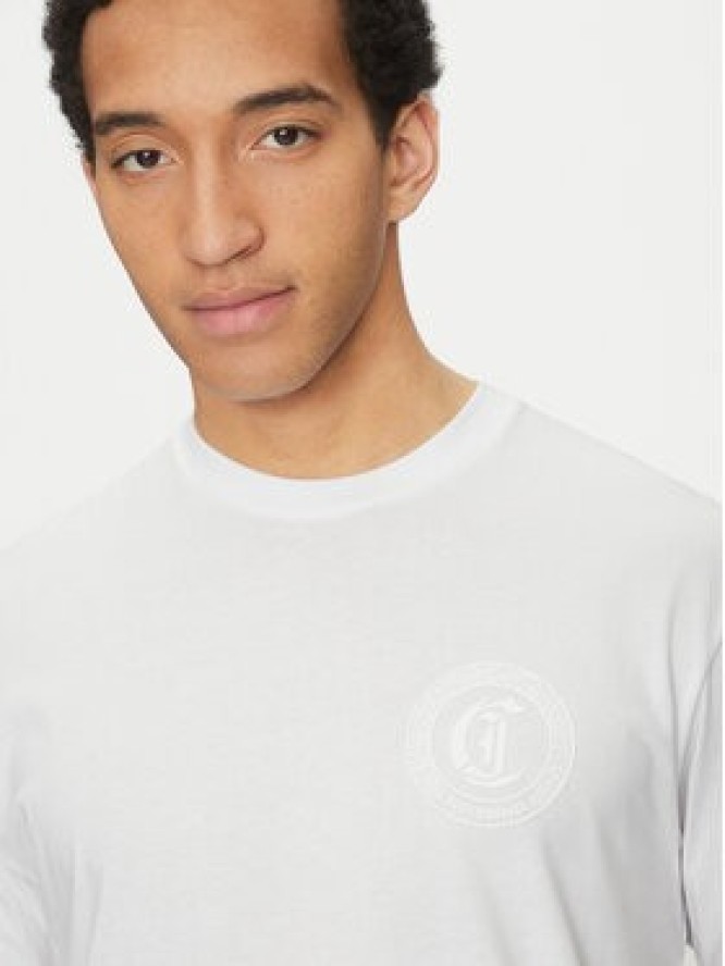 Just Cavalli T-Shirt 78OAHT01 Biały Regular Fit