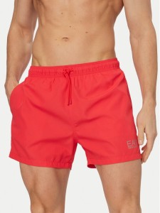EA7 Emporio Armani Szorty kąpielowe 7M001677 AF13019 M4093 Czerwony Regular Fit